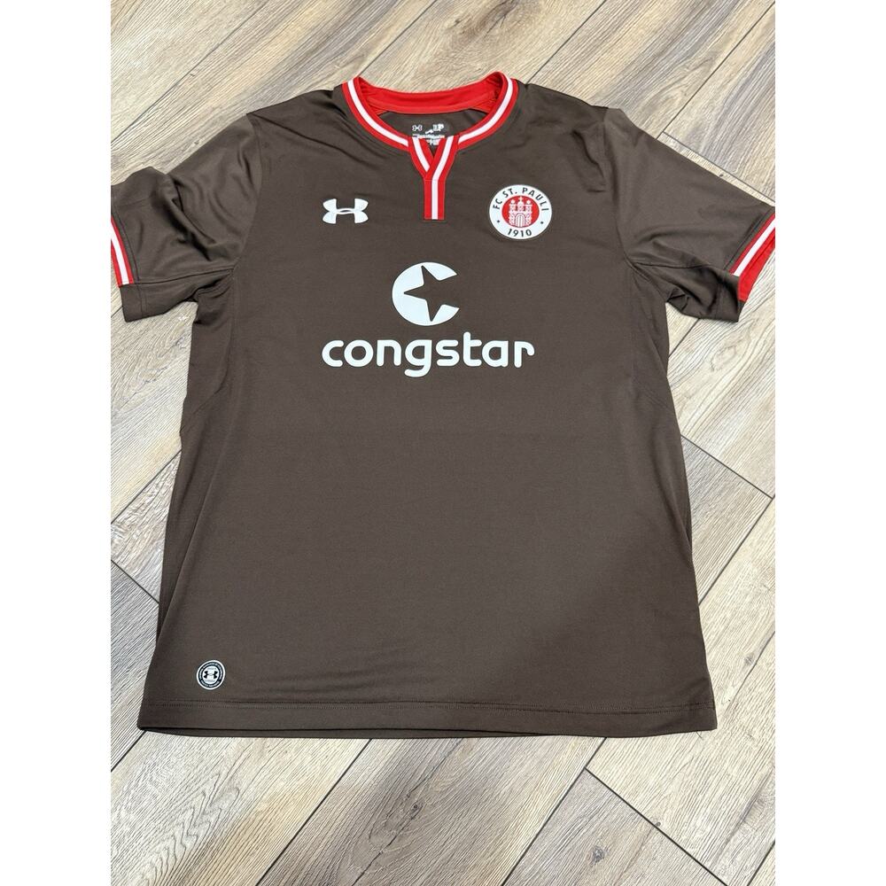2016/17 St Pauli Home Jersey Size XL Under Armour Soccer